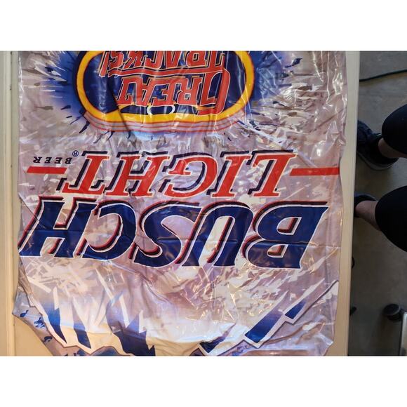 1990's Busch / Busch Light Large Inflatable Beer Can Store Display NASCAR U136 - Picture 7 of 11
